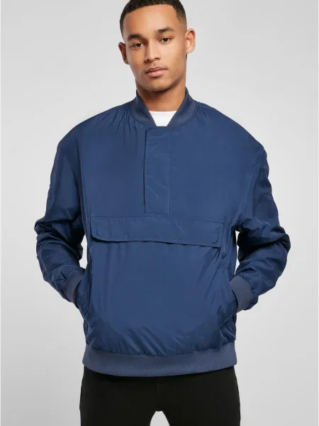 Geacă bomber Urban Classics albastru