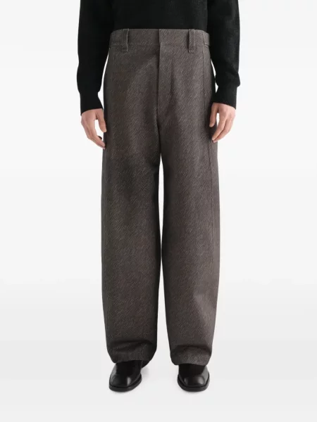 Pantaloni Lemaire maro