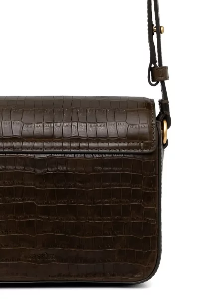 Kožni bodi Sessun smeđa