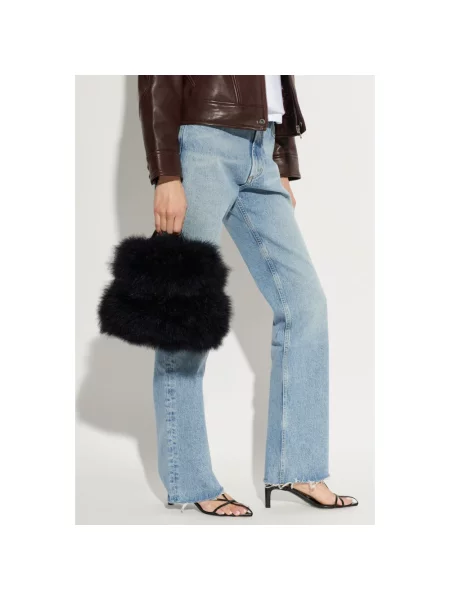 Futro Moschino czarne