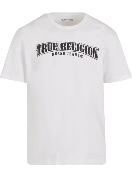 True Religion Tricou Nu Brush negru alb