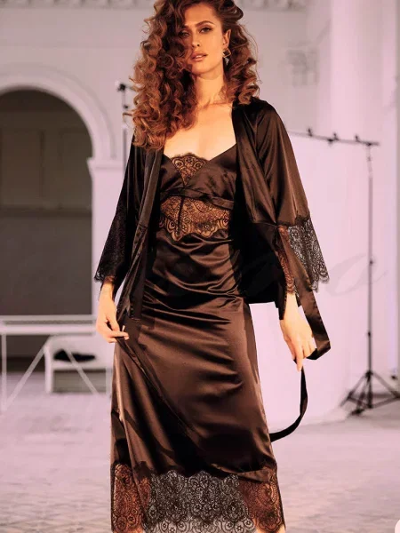 Халат Anabel Arto черный