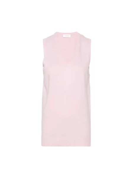 Dzianinowy sweter Sportmax różowy