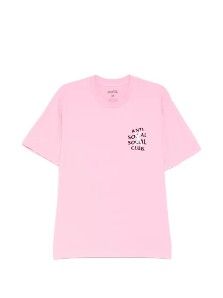 Tricou Anti Social Social Club roz