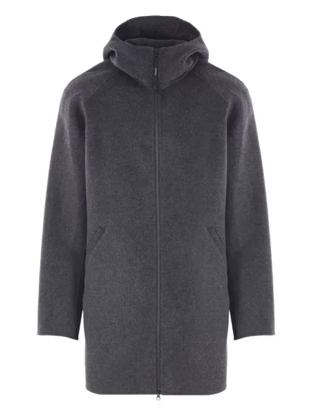 Палто Aspesi с качулка сиво