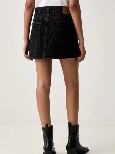 Levi's spódnica jeansowa czarna