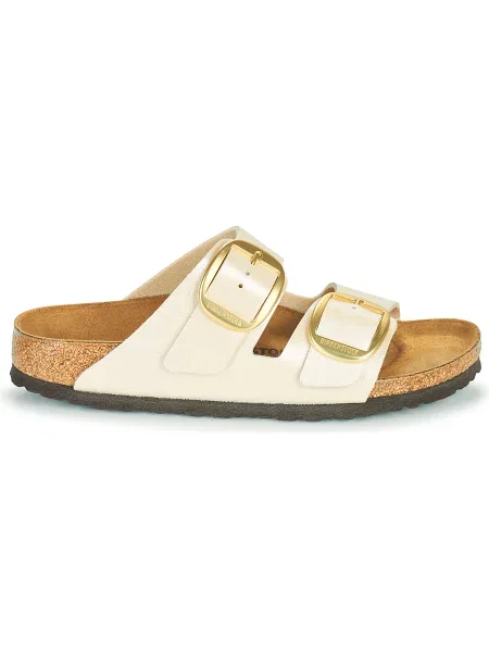 Pantofi Birkenstock cu cataramă alb