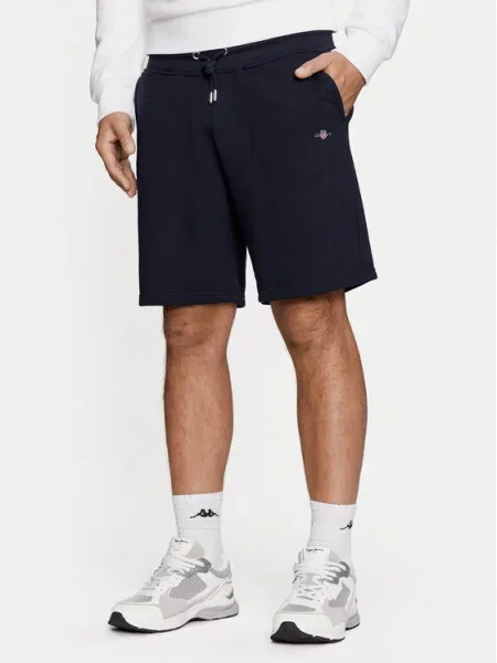 Gant Pantaloni scurți sport Shield Bleumarin Regular Fit