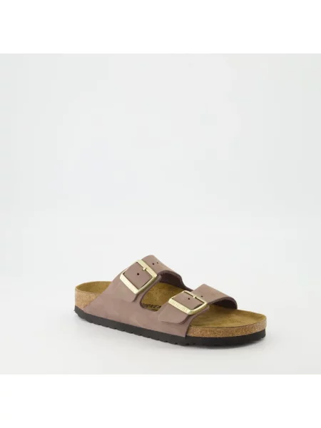 Klapki Birkenstock brązowe