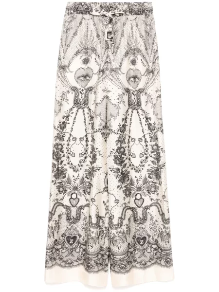 Pantaloni Zimmermann alb