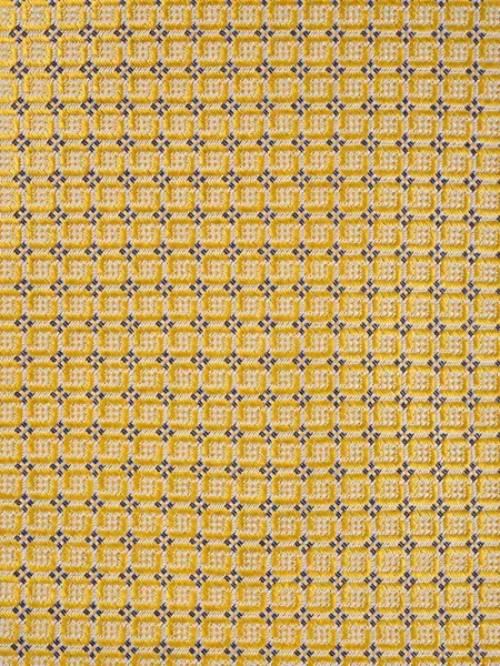 Cravată Kiton de mătase cu imprimeu geometric galben
