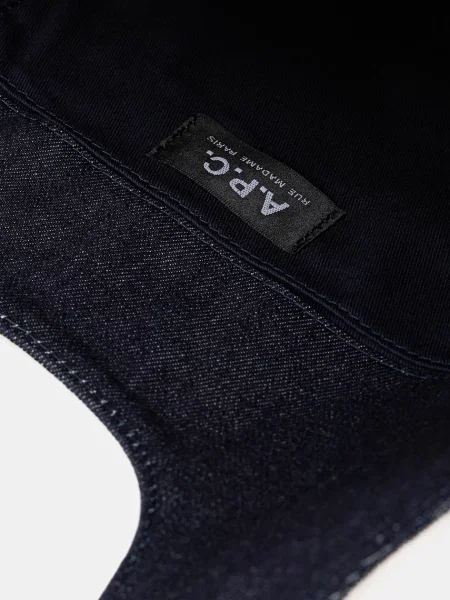 Сумка A.P.C. tote ninon small синій