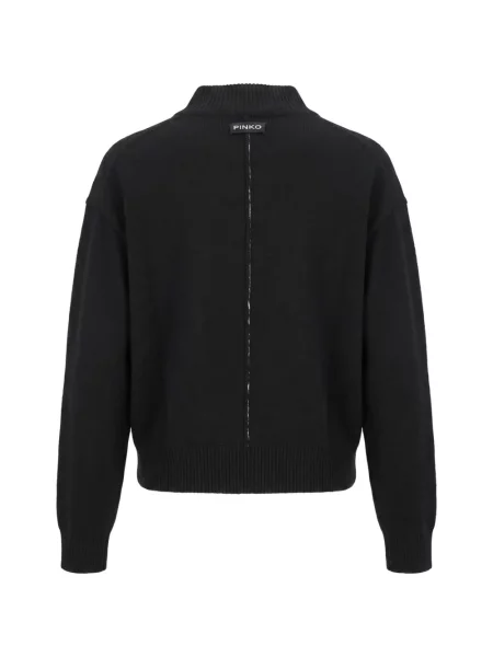 Pulover Pinko cu autograf negru
