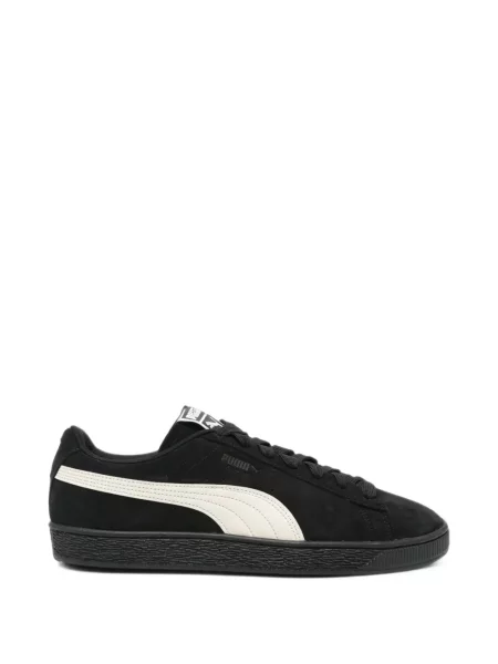 Sneakerși Puma Suede din piele de căprioară negru