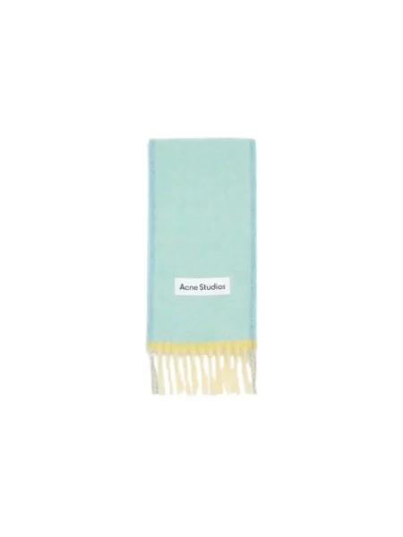 Szal Acne Studios niebieska