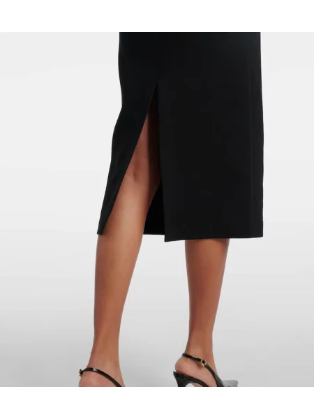 Rochie midi Rebecca Vallance până la genunchi de costum negru