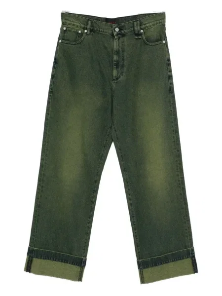 Дънки straight leg Simone Rocha зелено