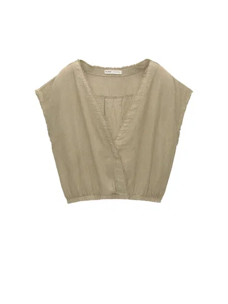 Pull&Bear Bluză galben
