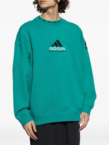 Semišové reflexní kraťasy Adidas s kulatým výstřihem černé