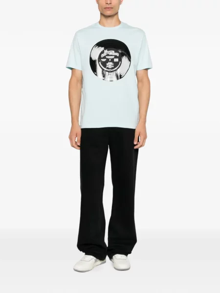 Scurt tricou Kenzo cu imagine albastru