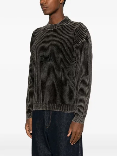 Pulover Emporio Armani cu autograf negru
