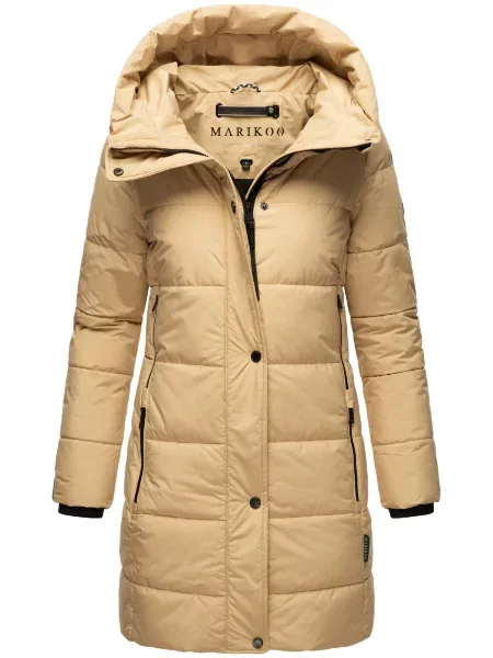 MARIKOO Zimski plašč Karumikoo XVI pesek črna