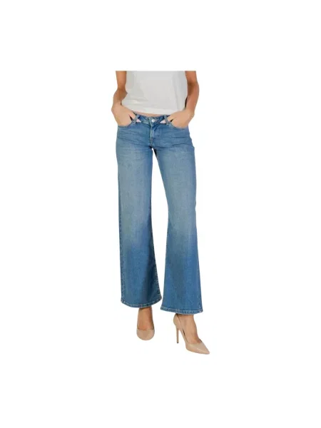 Jeansy Only z przetarciami niebieskie