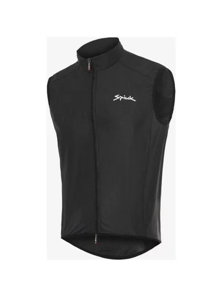 Kamizelka anatomiczna Spiuk w kolorze czarno-białym z logo S czarna