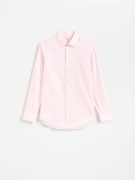 Reserved Cămașă regular fit din roz-pastel roz