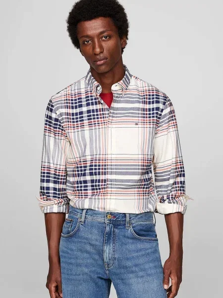 Картата твілова сорочка Tommy Hilfiger