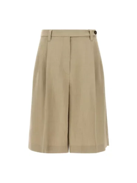 Bermudy Brunello Cucinelli beżowe