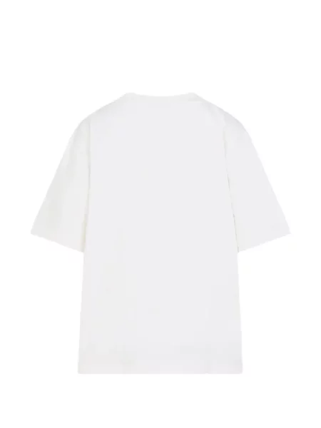 Tricou Moncler cu model floral alb