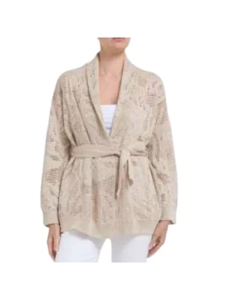 Sweter Brunello Cucinelli beżowy