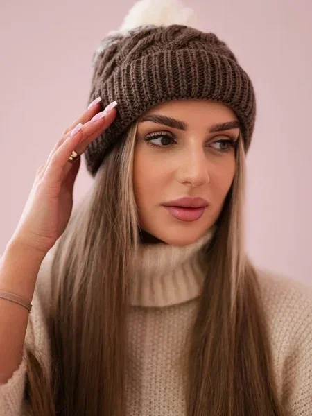 Șapcă Kesi din fleece maro