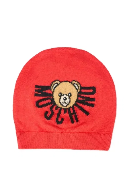 Czapka dziecięca Moschino czerwona