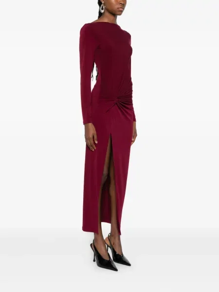 Rochie midi Patrizia Pepe până la genunchi de costum violet