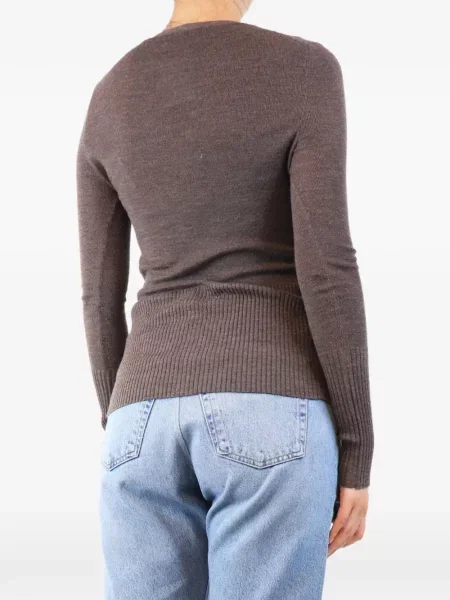 Cardigan Issue Twelve cu decolteu în V maro