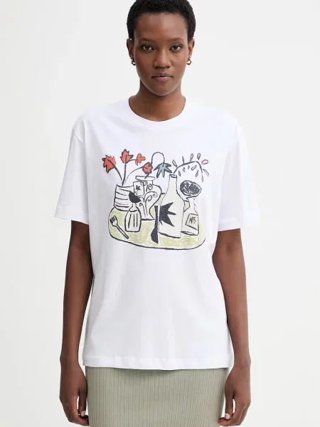 MUNTHE tricou din BALLON alb