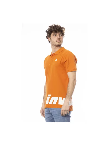 Koszulka polo Invicta z krótkim rękawem pomarańczowa