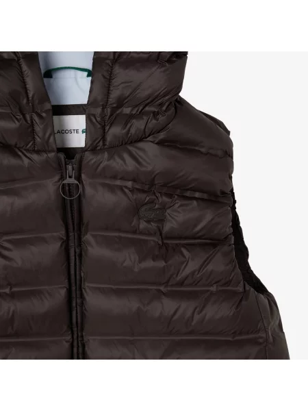 Lacoste Kurtka Buffle O Kroju Regular Fit brązowy