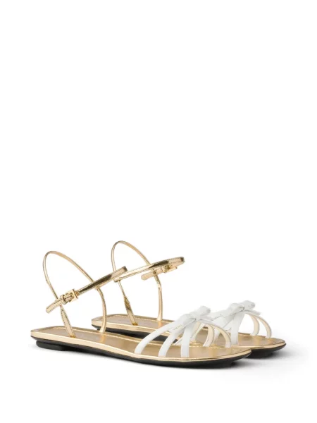 Sandale Prada din piele fără toc