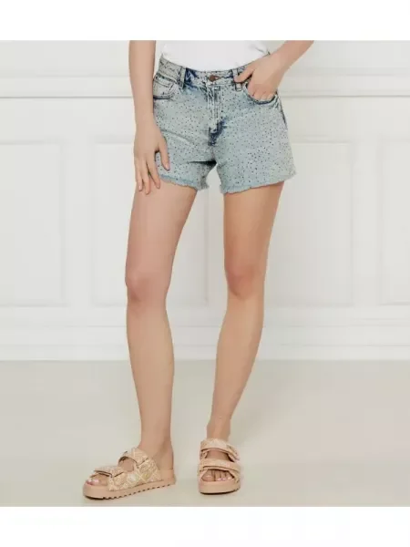 GUESS De blugi pantaloni scurți | Relaxed fit albastru