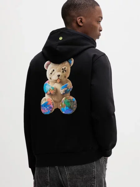 Barrow bluza z kapturem męska czarna