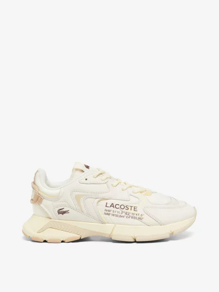 Кроссовки Lacoste бежевые
