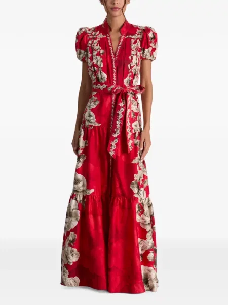 Rochie maxi Alice + Olivia roșu