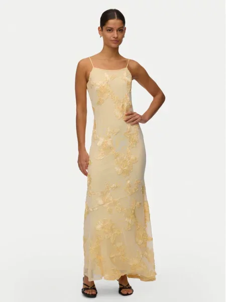 Vero Moda Rochie de seară Quinn galben