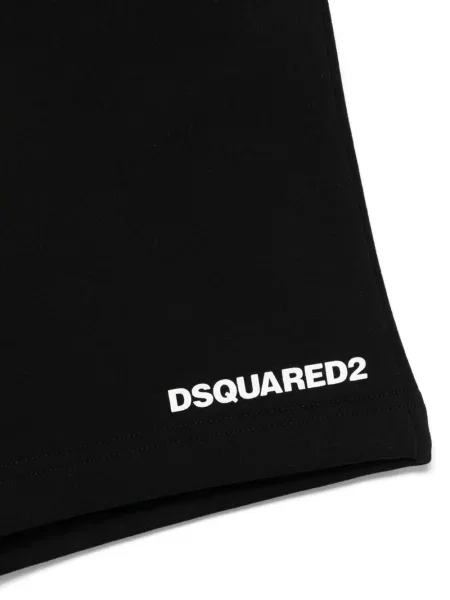 Szorty dziecięce Dsquared2 czarne