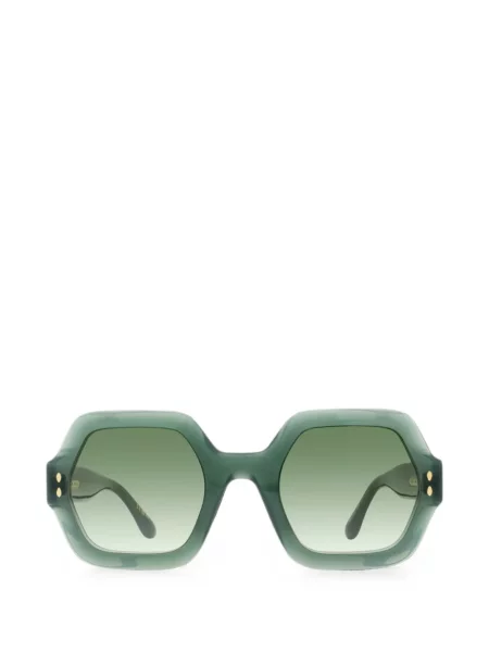 Ochelari de soare Isabel Marant Eyewear cu imprimeu geometric verde