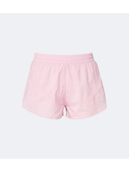 Pantaloni scurți Adidas By Stella Mccartney cu autograf roz
