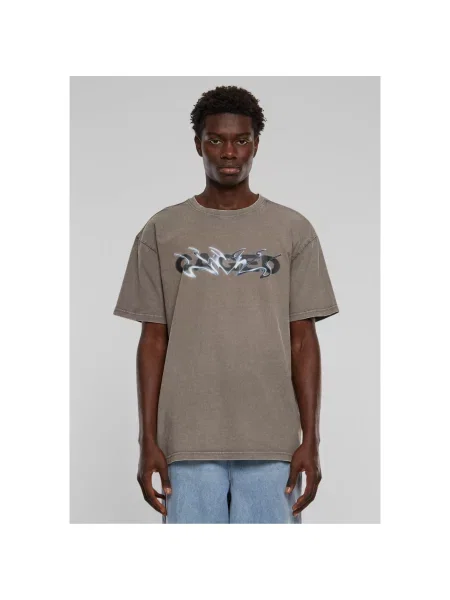 Тениска Mister Tee бежово